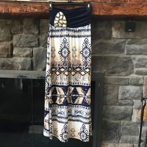 VENUS Stone Embellished Maxi Skirt